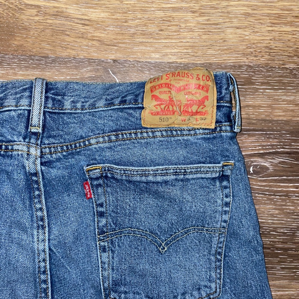 Levi’s Ripped Skinny Jeans 510 W33 L32
